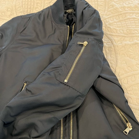 Topshop Bomber Jacket Size 2 - Picture 6 of 7